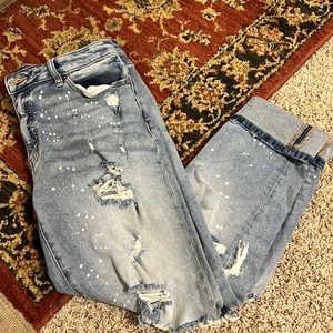 Women's Distressed Kancan Jeans